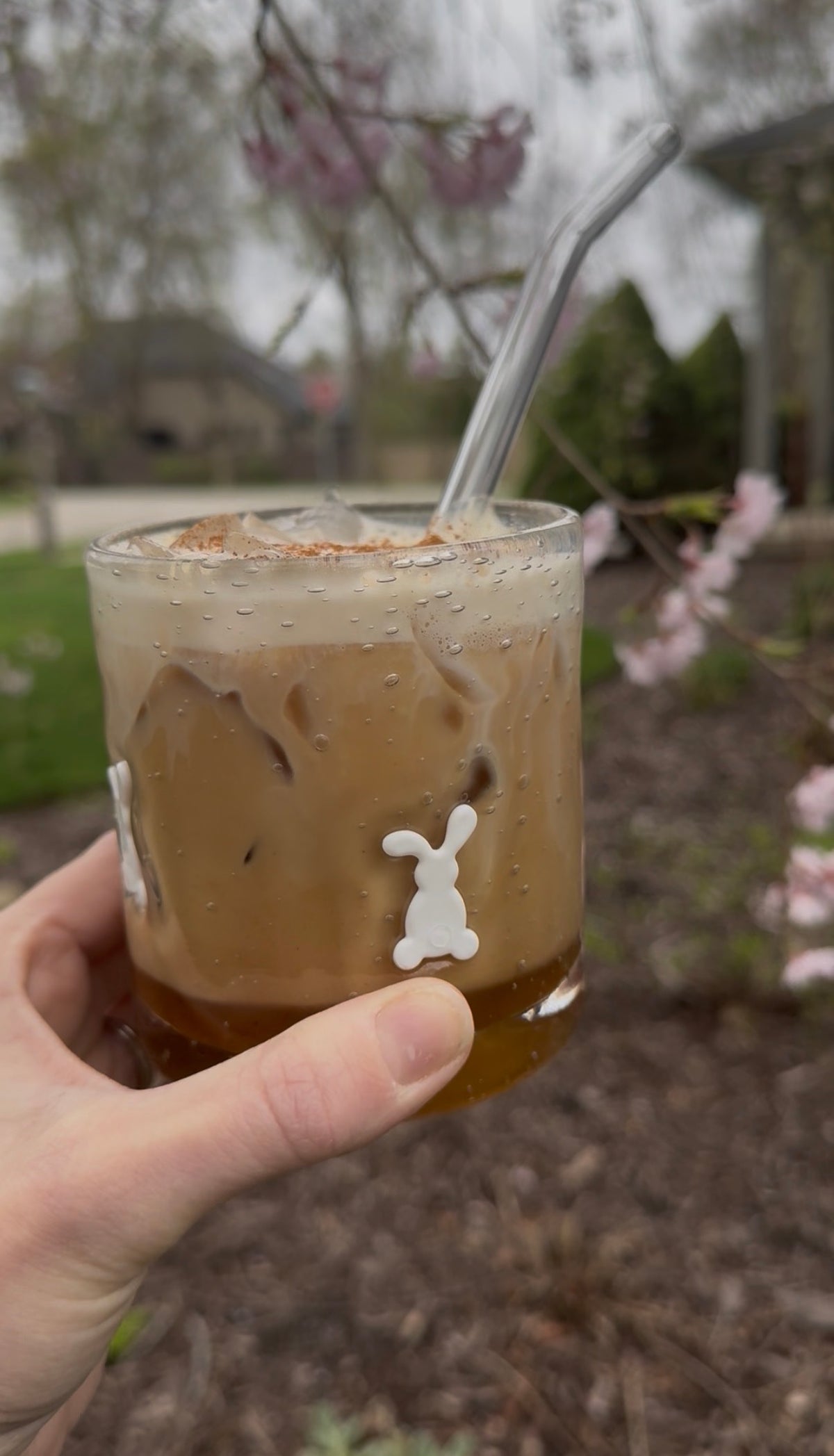 Iced Carrot Cake Latte with Maple Cold Foam